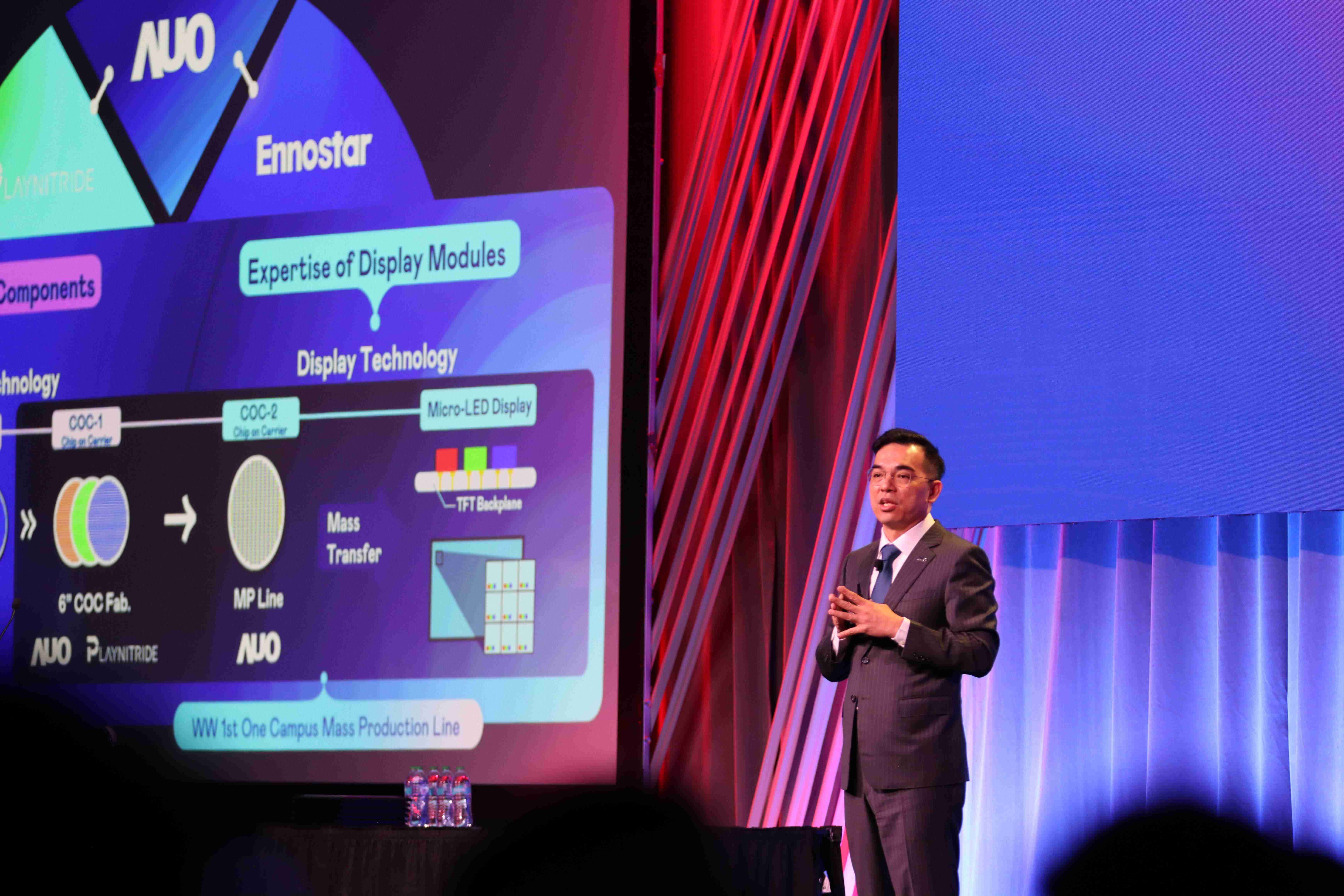 2025 SID显示周登场，，，开云电子光电执行长暨总经理柯富仁博士以〝Redefining Displays: Inspiring New Possibilities〞发表主题演说，，，，带领开云电子以智能显示解决方案先驱，，透过AI赋能，，，重塑显示的视觉创新体验